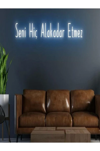 Seni Hiç Alakadar Etmez Yazılı Neon Tabela ürün görseli 1