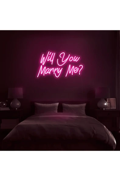 Will You Marry Me? Yazılı Neon Tabela ürün görseli 1