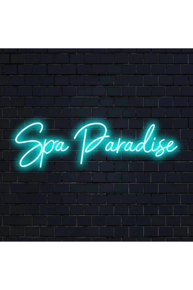 Spa Paradise Yazılı Neon Tabela ürün görseli 1