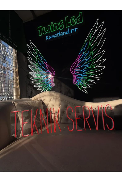 TEKNİK SERVİS Yazılı Neon Tabela ürün görseli 1