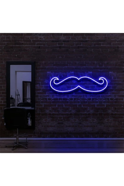Bıyık Figürlü Neon Tabela ürün görseli 1