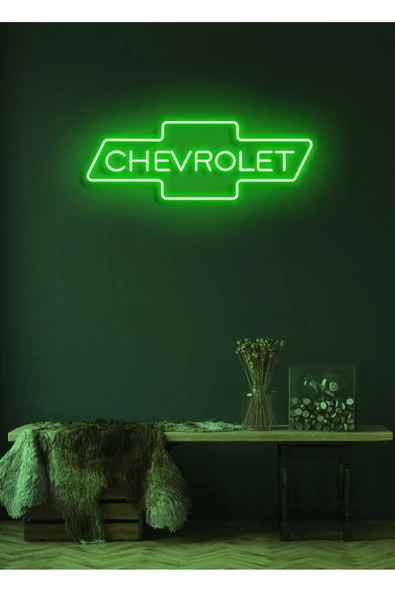 Rent A Carlara Özel CHEVROLET Yazılı Neon Tabela ürün görseli 1