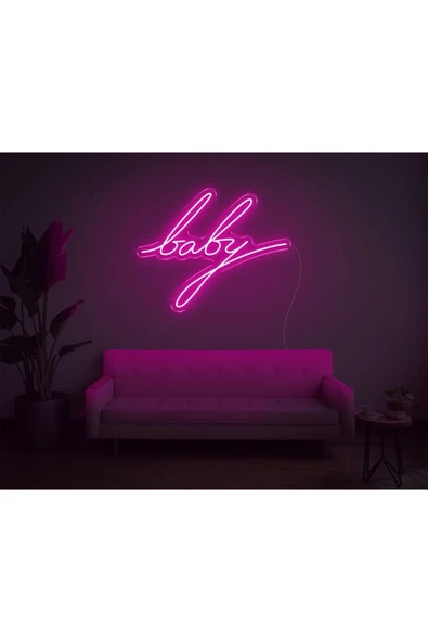 Baby Yazılı Neon Tabela ürün görseli 1