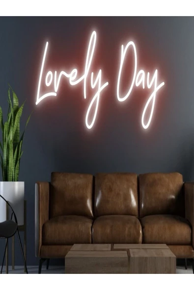 Lovely Day Yazılı Neon Tabela ürün görseli 1