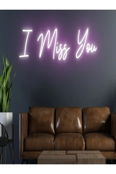 I Miss You Yazılı Neon Tabela ürün görseli 1