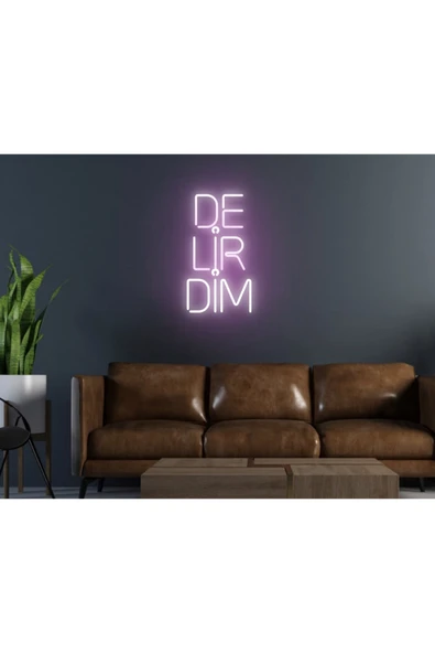 Delirdim Yazılı Neon Tabela ürün görseli 1
