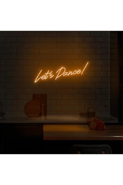 Let's Dance! Yazılı Neon Tabela ürün görseli 1