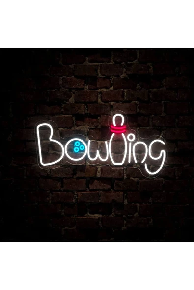 Bowling Yazılı ve Şekilli Neon Tabela - Resim 2