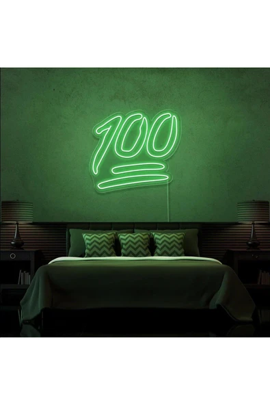 100 Yazılı Neon Tabela ürün görseli 1