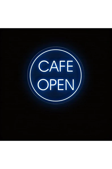 CAFE OPEN Yazılı Neon Tabela ürün görseli 1