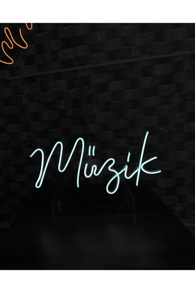Müzik Yazılı Neon Tabela - Resim 2