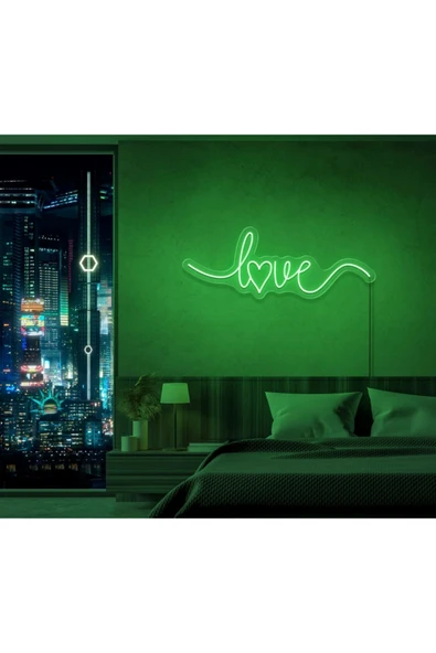 Love Yazılı Neon Tabela ürün görseli 1