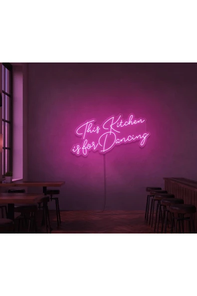 This Kitchen is for Dancing Yazılı Neon Tabela ürün görseli 1