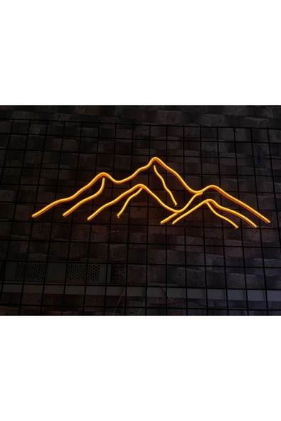 Dağ Pleksi Neon Tabela - Resim 2