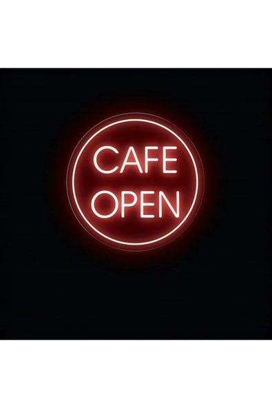 CAFE OPEN Yazılı Neon Tabela ürün görseli 1