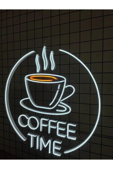 COFFEE TIME Yazılı Neon Tabela ürün görseli 1