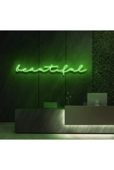 Beautiful Yazılı Neon Tabela ürün görseli 1