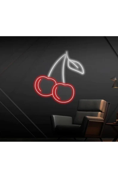Kiraz Figürlü Neon Tabela ürün görseli 1