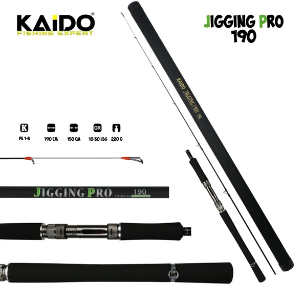 Kaido Jigging Pro 190Cm Kamış PE 1-3 - Resim 3