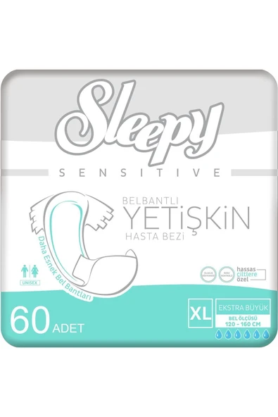 Sleepy 2'li Xlarge Yetişkin Hasta Bezi 30x2 (60 ADET) ürün görseli 1