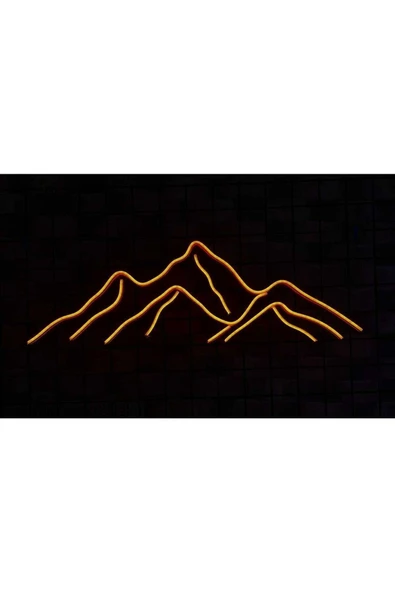 Dağ Pleksi Neon Tabela - Resim 3