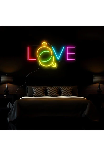 LOVE Yazılı Neon Tabela ürün görseli 1
