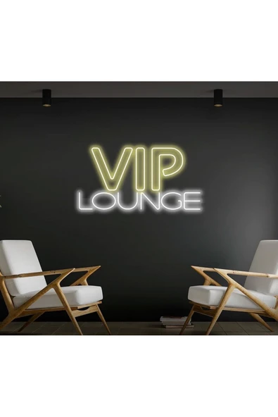 VIP LOUNGE Yazılı Neon Tabela ürün görseli 1