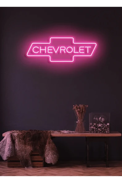 Rent A Carlara Özel CHEVROLET Yazılı Neon Tabela ürün görseli 1