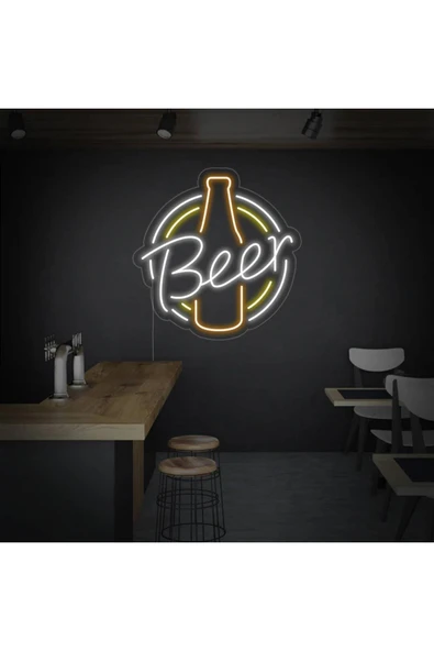 Beer Yazılı ve Şekilli Neon Tabela ürün görseli 1