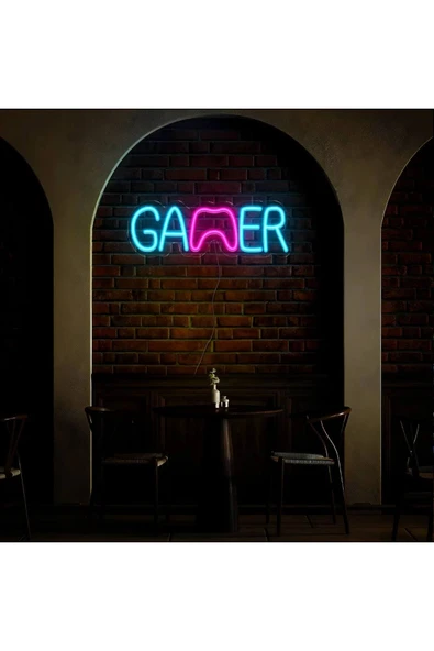 GAMER Yazılı Neon Tabela ürün görseli 1