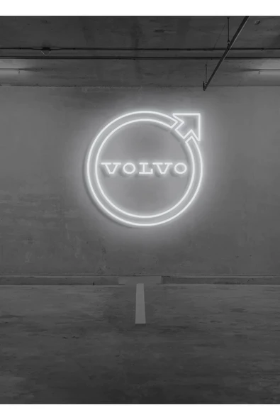 Rent A Carlara Özel VOLVO Logo Neon Tabela ürün görseli 1