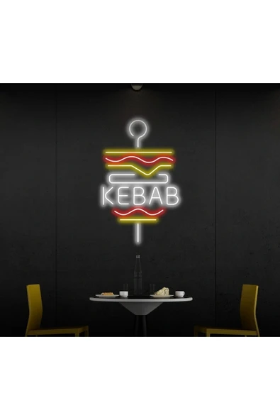 KEBAB Yazılı ve Şekilli Neon Tabela ürün görseli 1