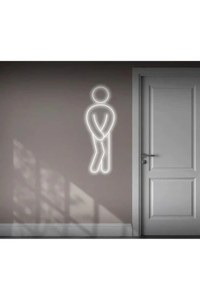 Wc Yönlendirme İnsan Figürlü Neon Tabela ürün görseli 1