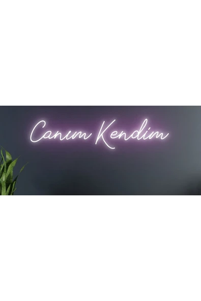 Canım Kendim Yazılı Neon Tabela ürün görseli 1