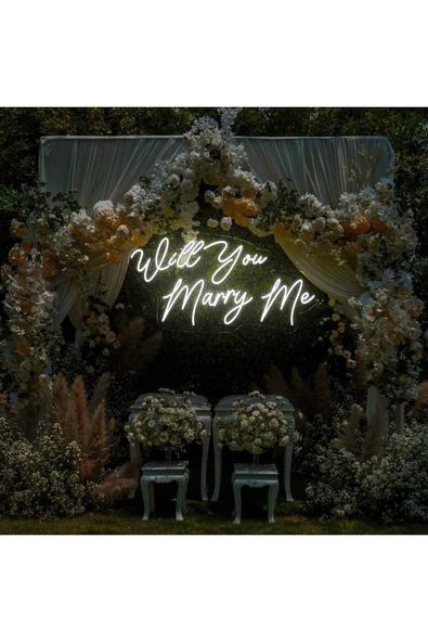 Will You Marry Me Yazılı Neon Tabela ürün görseli 1
