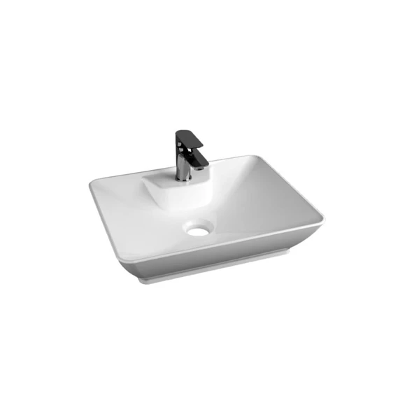 Tezgah Üstü Set Üstü Lavabo 40*52 Delikli Quarter Bath Smooth Line ürün görseli 1