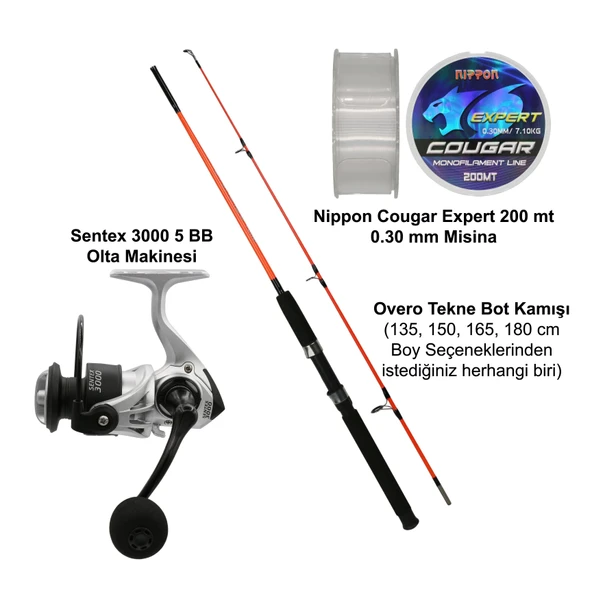 Overo Tekne Bot Olta Seti  (AV VİDEOLU) - Resim 2