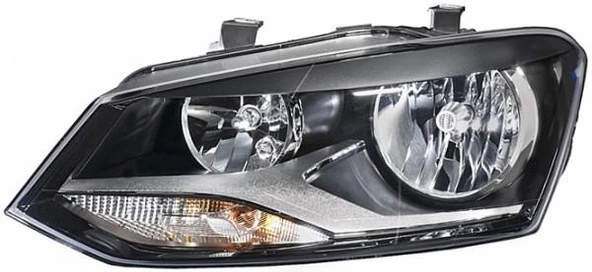FAR KOMPLE VW POLO 2009 SOL H7 HELLA 6R1941007F ürün görseli 1