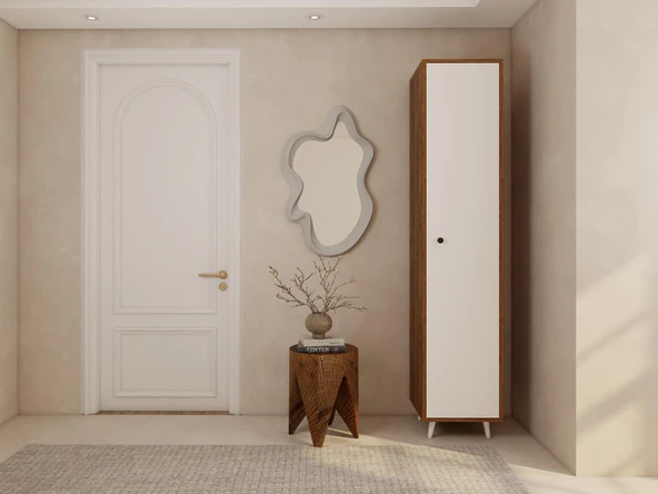Volta Çok Amaçlı Banyo/Kiler Dolabı Amalfi Beyaz Renk ürün görseli 1