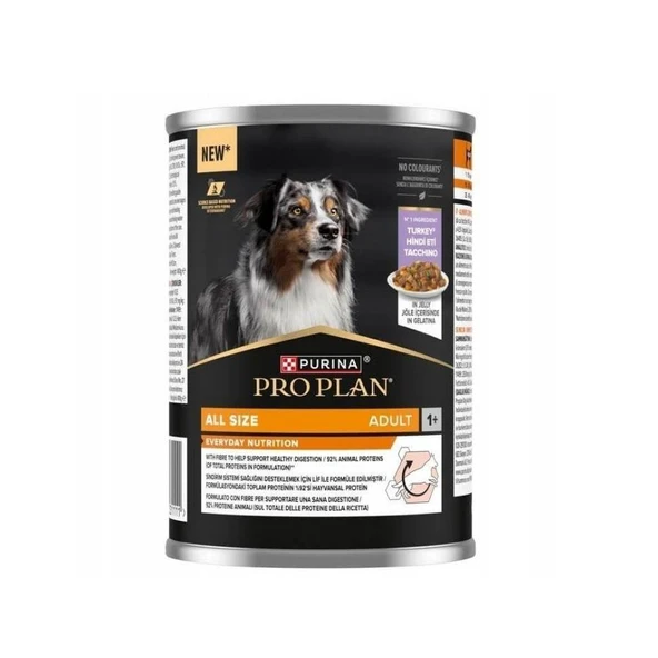Pro Plan Jöle İçinde Hindi Etli Yetişkin Köpek Konservesi 400 gr ürün görseli 1