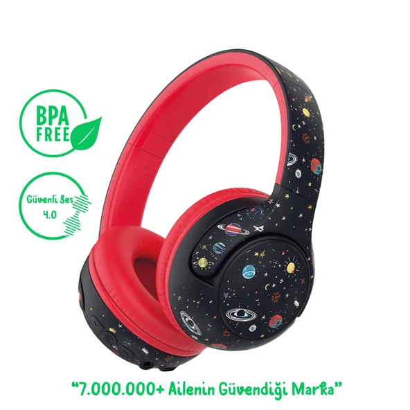 iClever BTH27 Bebek / Küçük Çocuk Bluetooth Kulaklık -Siyah ürün görseli 1