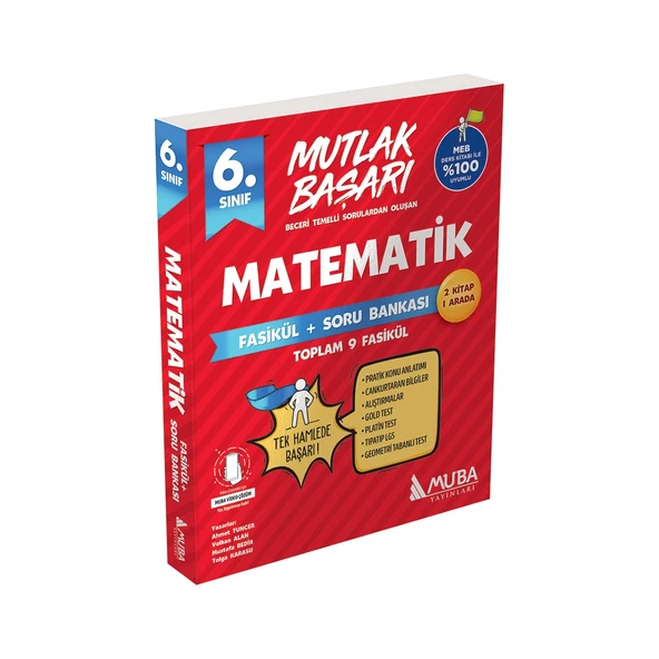 6. Sınıf Matematik Fasikül Soru Bankası Muba Yayınları ürün görseli 1