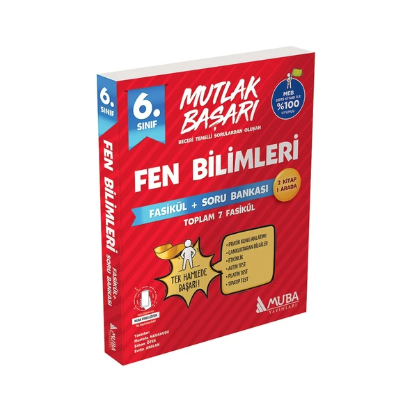 6. Sınıf Fen Bilimleri Fasikül Soru Bankası Muba Yayınları ürün görseli 1