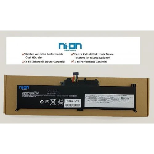 Nion Lenovo 01AV432 SB10K97589 uyumlu Laptop Notebook Batarya - Pil ürün görseli 1