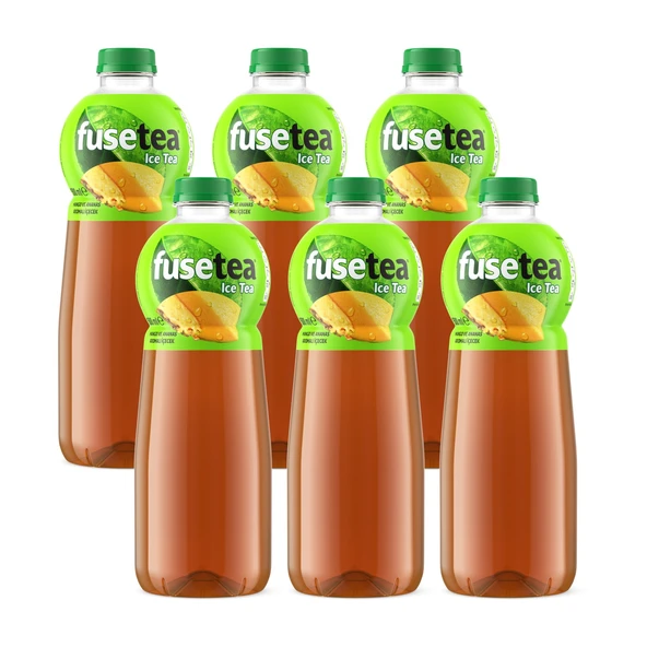Fuse Tea Mango Ve Ananas Aromalı Soğuk Çay 1500 ml X 6 Adet ürün görseli 1