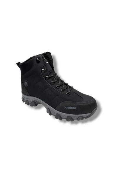 Jagulep 4057-26 Anatomik İçi Kürklü Outdoor Erkek Bot Siyah Füme ürün görseli 1