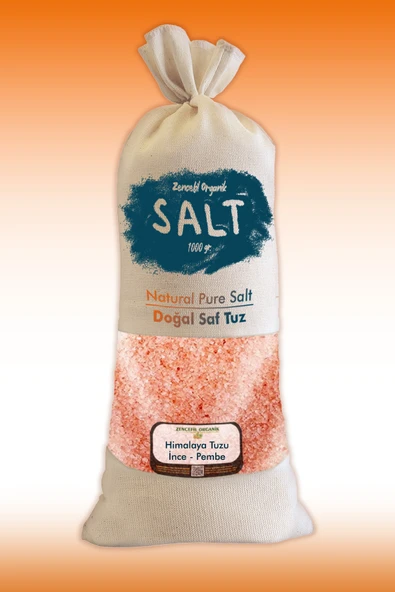 Himalaya Tuzu 1 Kg. Bez Torbada İnce Çekim Himalaya Tuz ürün görseli 1