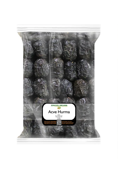 Acve Hurma 500 Gr. Peyamber Hurması Yeni Mahsül Ajwa Dates 0,5 Kg. ürün görseli 1