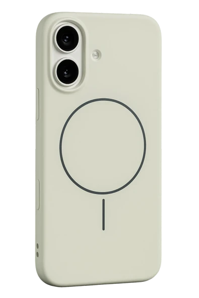 Fuchsia iPhone 17 ile Uyumlu Jully Kablosuz Şarj Özellikli Kapak - Beyaz ürün görseli 1