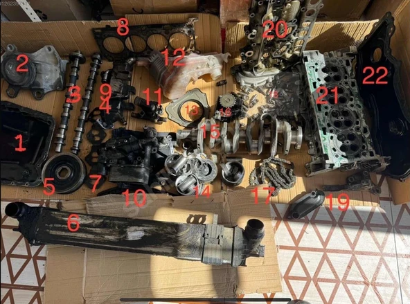 Çıkma 2.El Renault 2012 Latitude 2.0 Motor Yedek Parçalar ürün görseli 1